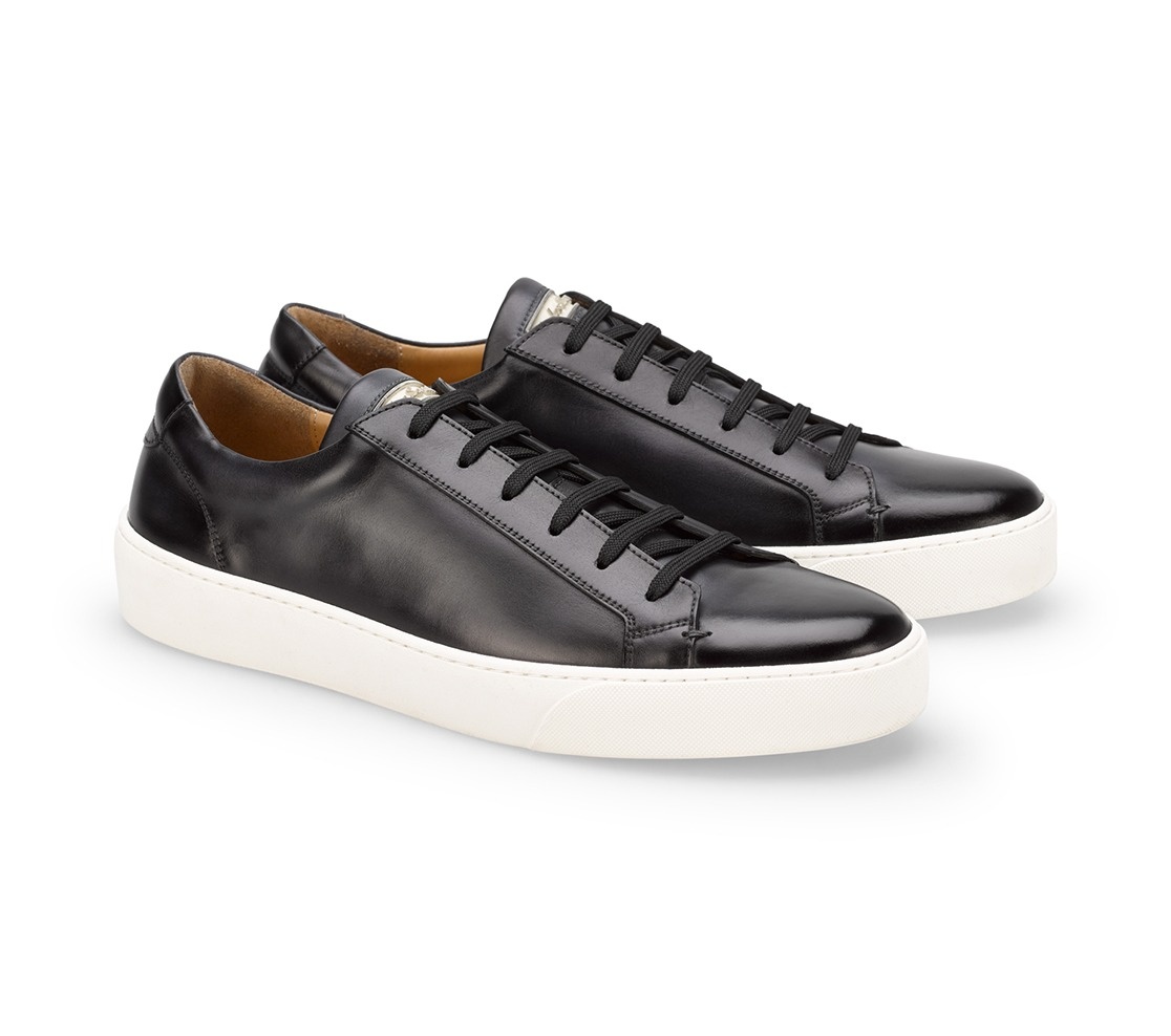 Leather Sneakers - Elmer Noir Shadow